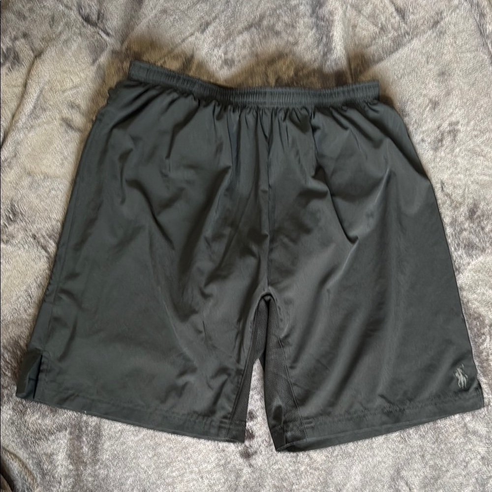 Men's Polo Ralph Lauren Black Athletic Shorts size S (C13)